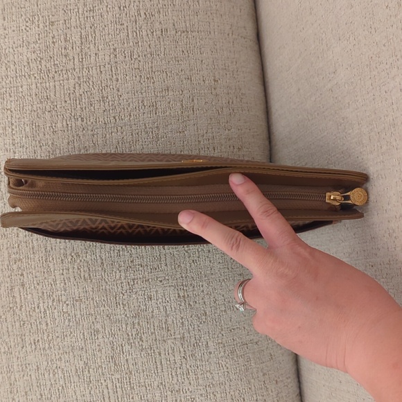 Mario Valentino Brown Clutch - Picture 8 of 10